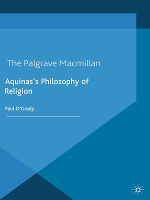 cover image of Aquinas's Philosophy of Religion